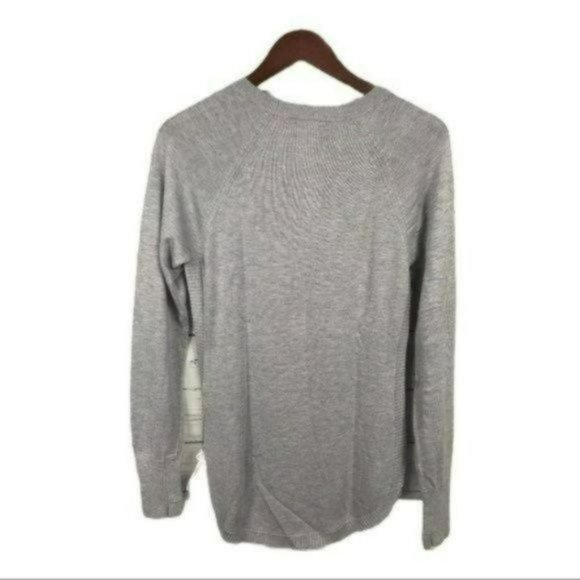 Lululemon Hello Aloe Sweater Silverscreen Grey Size 4 Brand New - Picture 2 of 6